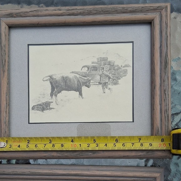 Greytak Mini-Images Rustic Double Framed Black & Gray Pencil Sketches - Picture 14 of 16